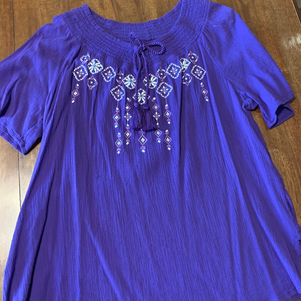 Catherine’s Peasant Top Size 0X